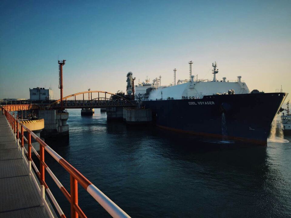 京城用上第二船進口LNG